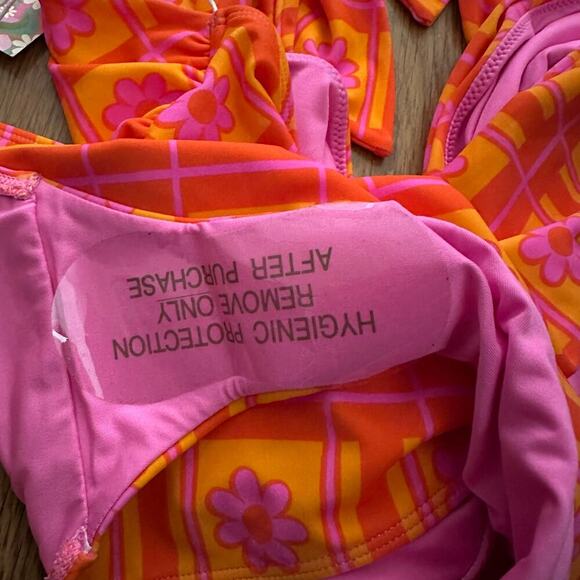 Show me your mumu orange pink bikini bottom beachwear plus size 3X NWT sexy - Picture 5 of 8